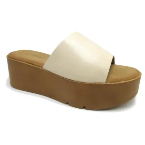 Pierre Dumas Women's Aster-1 Wedge Sandal - Nude 22169-112