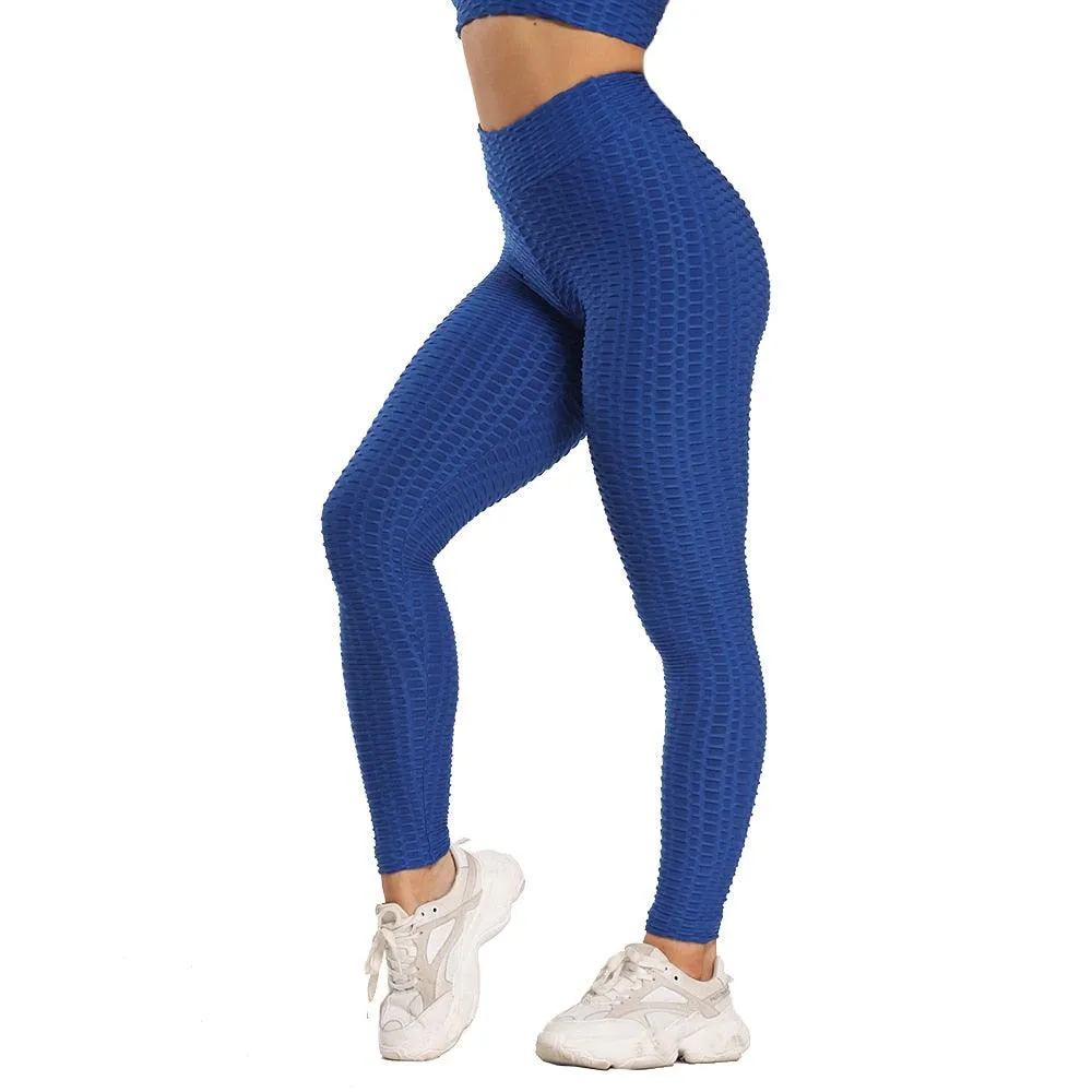 Plus Size Scrunch Leggings Women Black Anti-Cellulite Leggings - High Waist Fitness Leggings Bodybuilding Jeggings Women Pants XS-4XL (2U24)(BAP)(TBL)