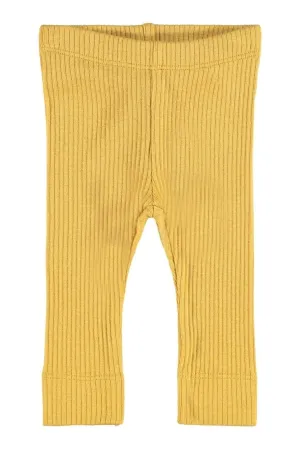 Rib leggings - Spruce Yellow