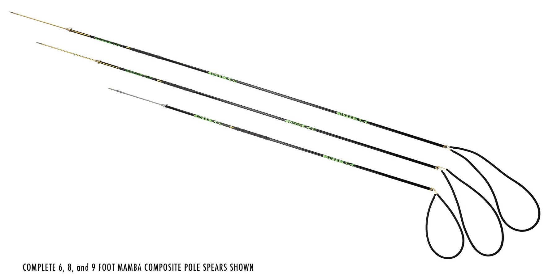 RIFFE MAMBA COMPOSITE POLE SPEAR KIT - 9 FOOT / 3 PC.