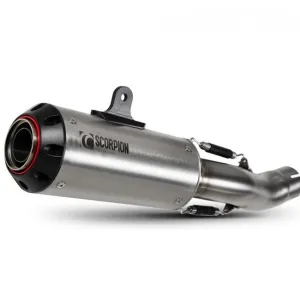 S1000 RR Red Power Slip-on Brushed Stainless Steel Sleeve 2019-2022 (PBM80SEO)