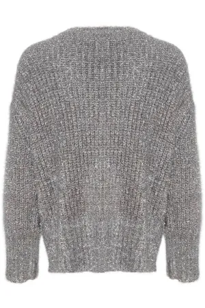 Saint Tropez Halfa Cardigan in Silver