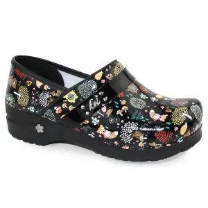 Sanita Woodland Creatures Womens Clog In Black