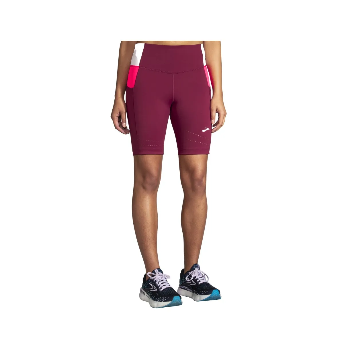 Short Tights Brooks Method 8in Dark Pink Women's