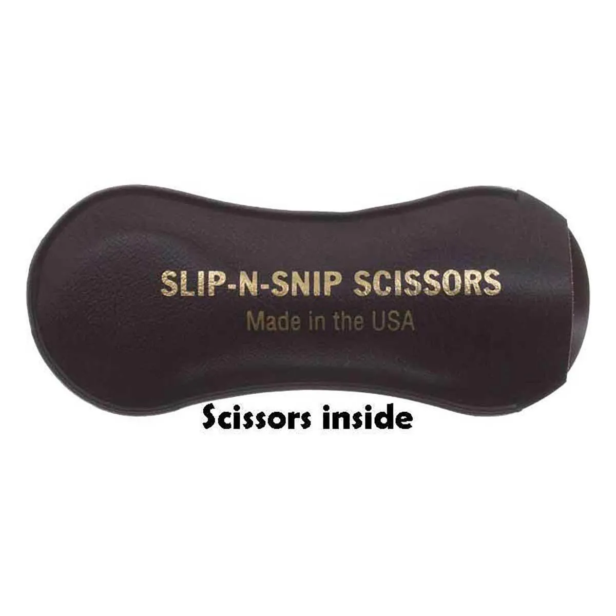 Slip-n-Snip Original Brown Vinyl Pouch - USA