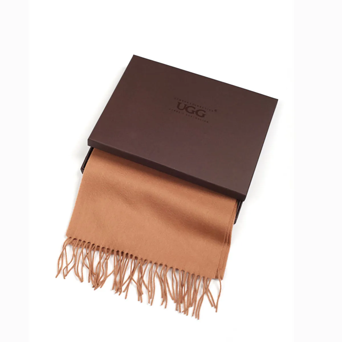 Ugg 100% Wool Scarf Beige