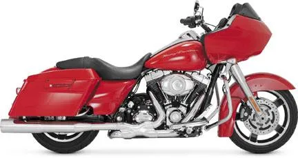 Vance & Hines Hi Output Slip-Ons - Chrome  (Harley Davidson)