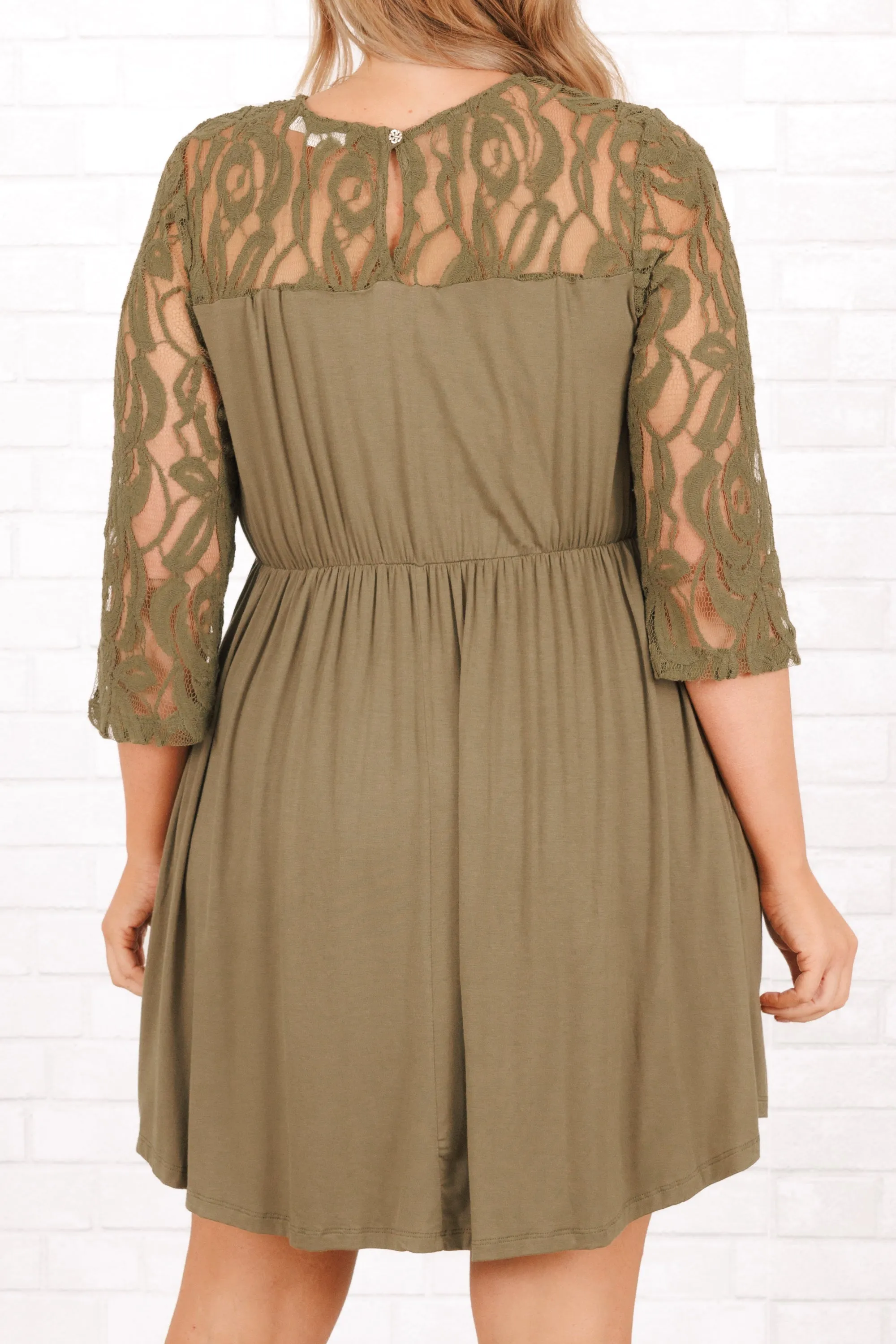 Weekend Memories Dress, Olive