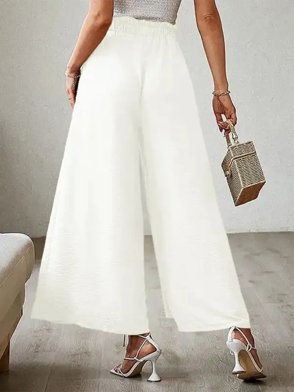 Women’s Wide Leg Trousers With High Waist.