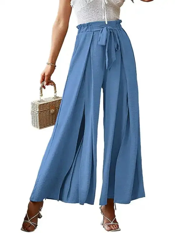 Women’s Wide Leg Trousers With High Waist.