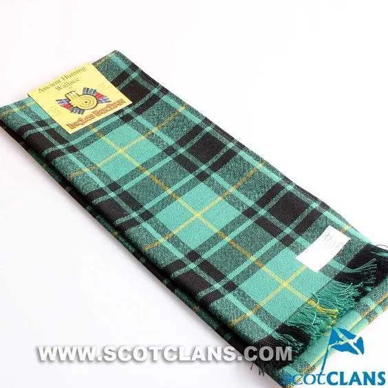 Wool Scarf in Wallace Hunting Ancient Tartan